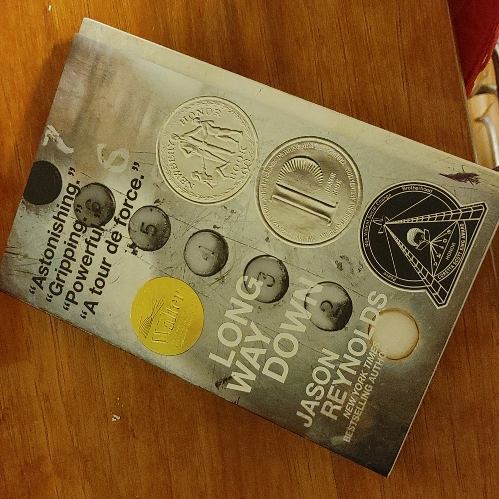 A Book. 'Long Way Down' By jason Reynolds